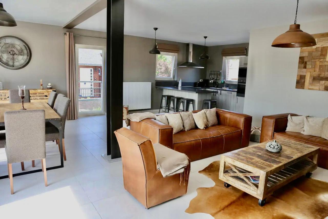Loft En Duplex Avec Terrasse 3 Chambres Proche Pairi Daiza Mons Eksteriør billede